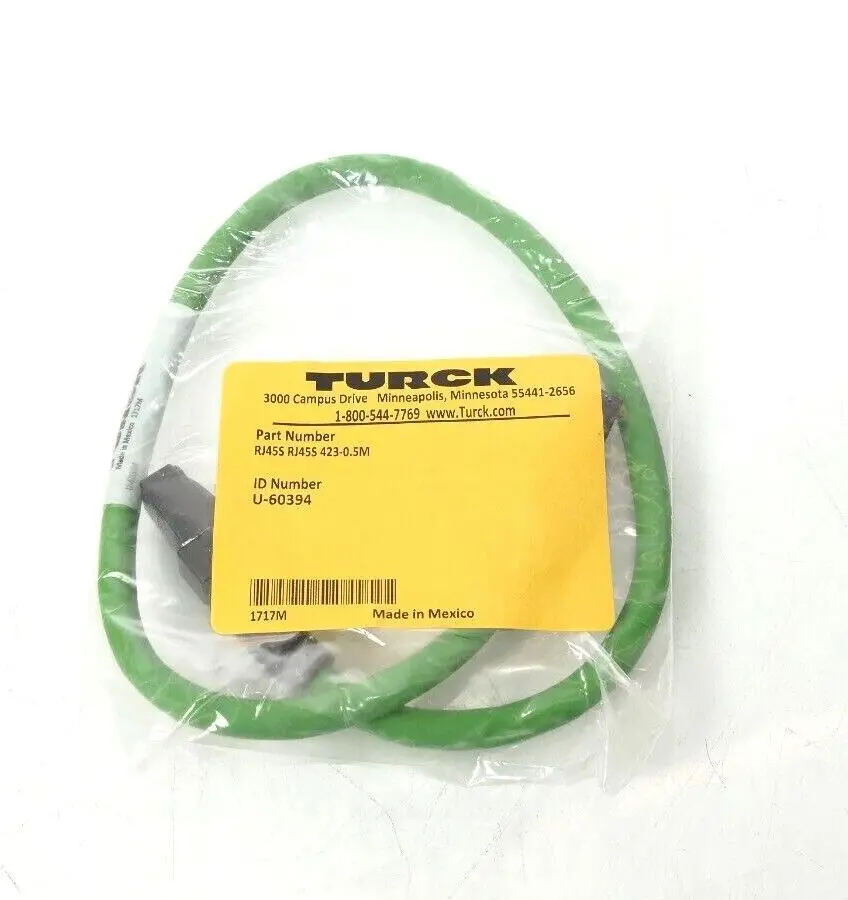 Produktfoto 1 von Turck Ethernet-Kabel 0,5m RJ45S 423-0.5M | U-60394