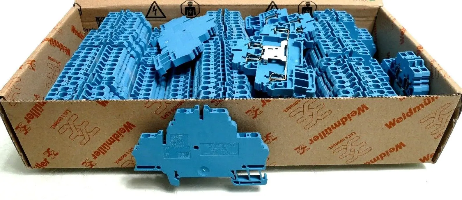 Produktfoto 1 von 78x Weidmüller 1745880000 Durchgangs-Reihenklemme ZDK 2.5V BL