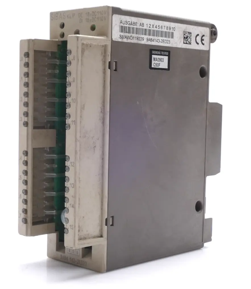 Produktfoto 1 von Siemens SIBAS KLIP Digitaleingabe 9AB4 143-2ED23 | E:03 | 9AB4143-2ED23