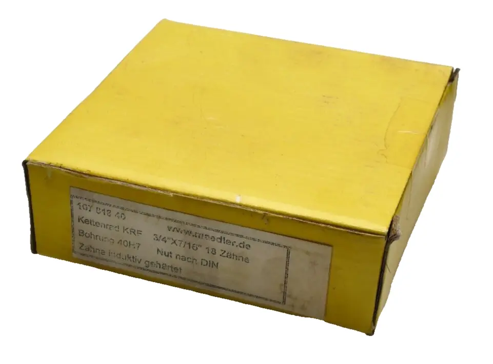 Produktfoto 1 von Mädler Kettenrad KRF 3/4"X7/16" 18 Zähne 107 818 40 | 10781840