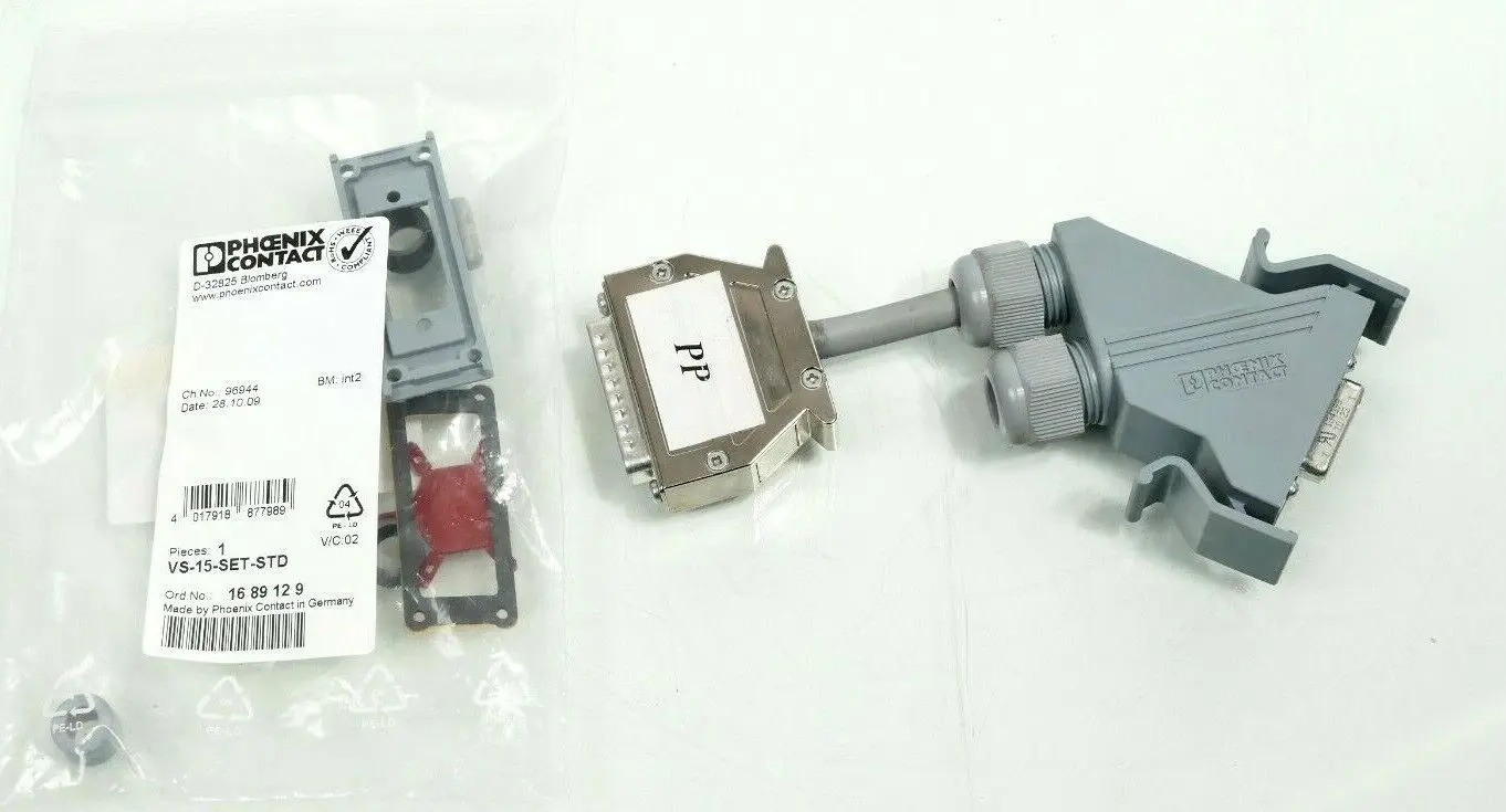 Produktfoto 1 von Phoenix Contact Datensteckverbinder 16 89 12 9 | VS-15-SET-STD | 1689129