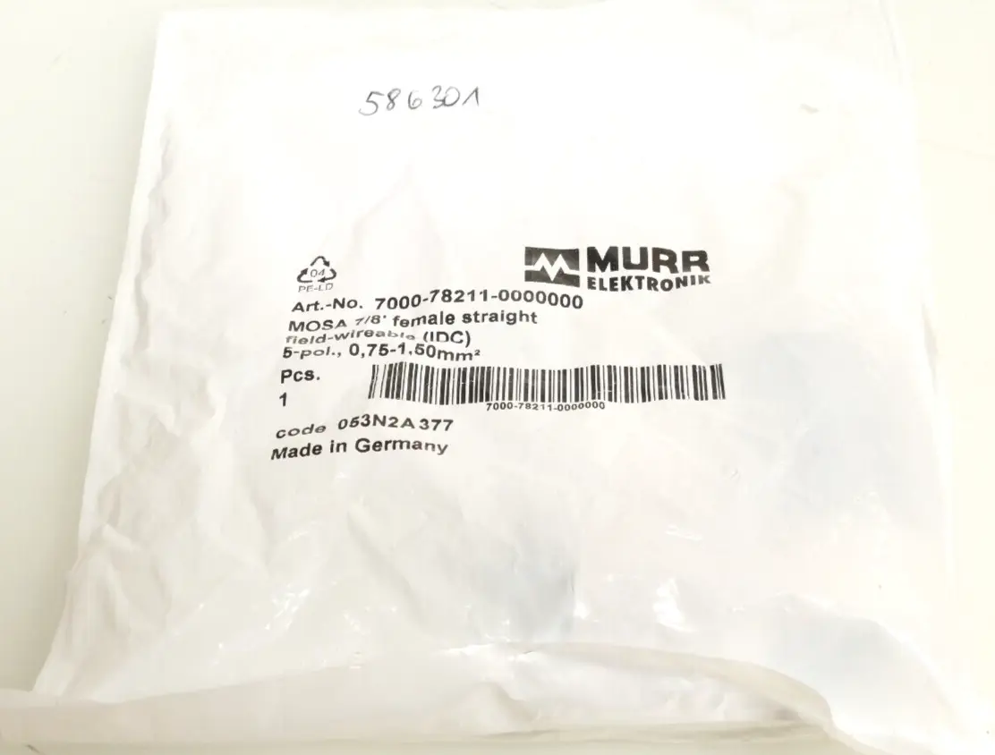 Produktfoto 1 von Murr Elektronik Schneidklemmenanschluss 7/8'' Bu. 0° | 7000-78211-0000000