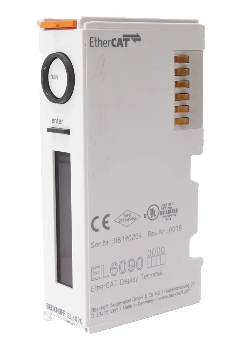 Produktfoto 1 von Beckhoff EtherCAT Display Terminal Rev.Nr.0018 | EL6090