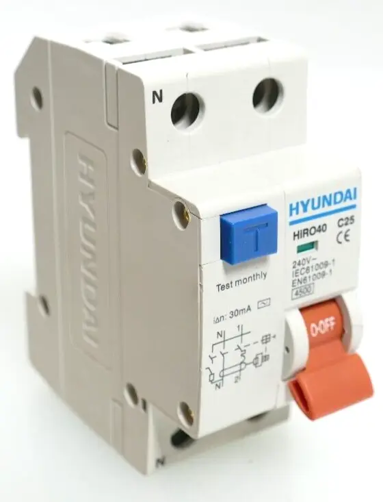 Produktfoto 1 von Hyundai HiRO40 C25 Circuit Breaker 240V