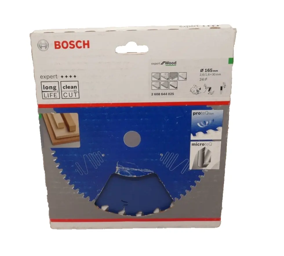 Produktfoto 1 von Bosch Kreissägeblatt expert for Wood | Ø165mm 2,6/1,6x30mm | 2608644025