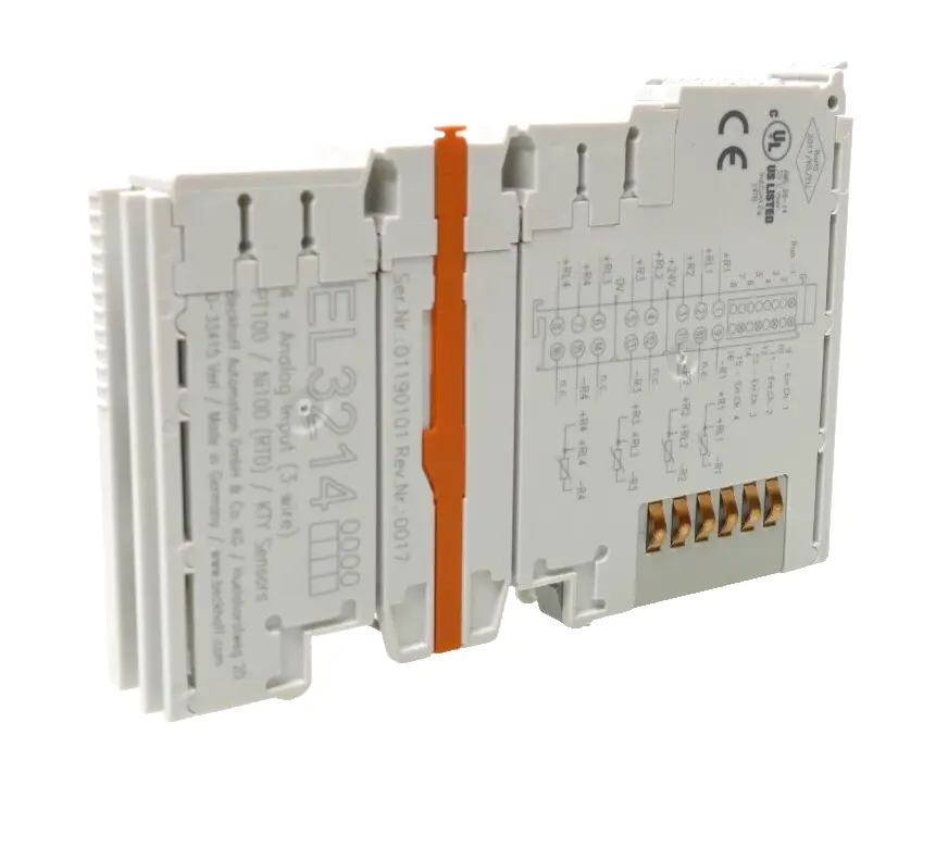 Produktfoto 1 von Beckhoff EtherCAT-Klemme, 4-Kanal-Analog-Eingang | EL3214