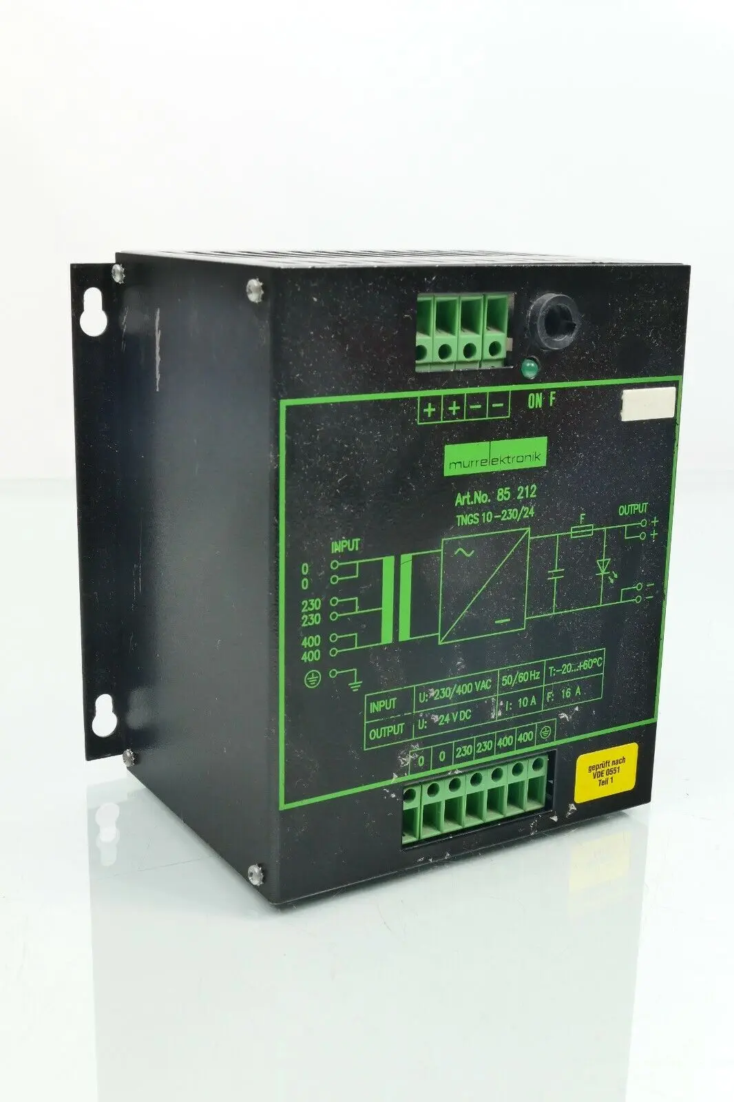 Produktfoto 1 von Murr Elektronik 85 212 Transformator TNGS10-230/24 | 85212