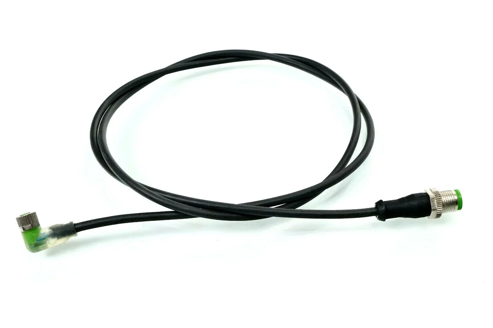 Produktfoto 1 von Murr Elektronik M12 St. 0° / M8 Bu. 90° A-kod. Kabel | 7000-40641-6300100