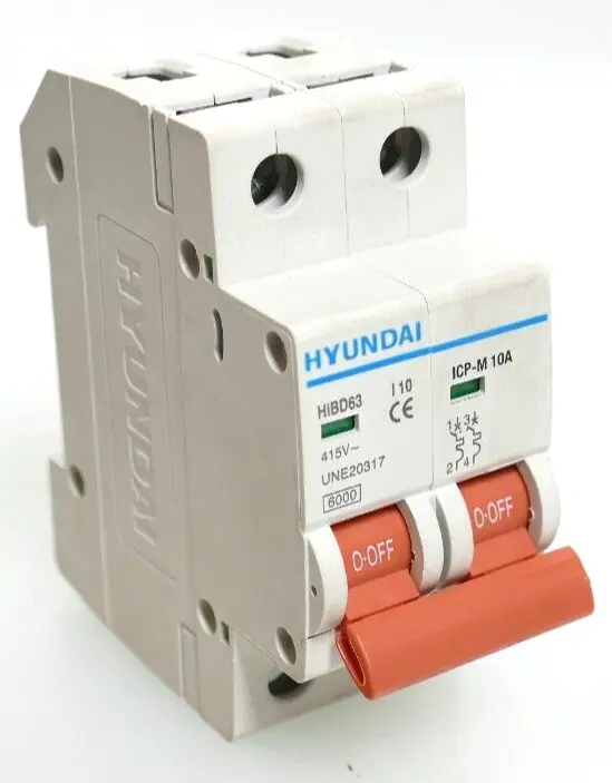 Produktfoto 1 von Hyundai HiBD63 Circuit Breaker I 10 | ICP-M 10A | 415V