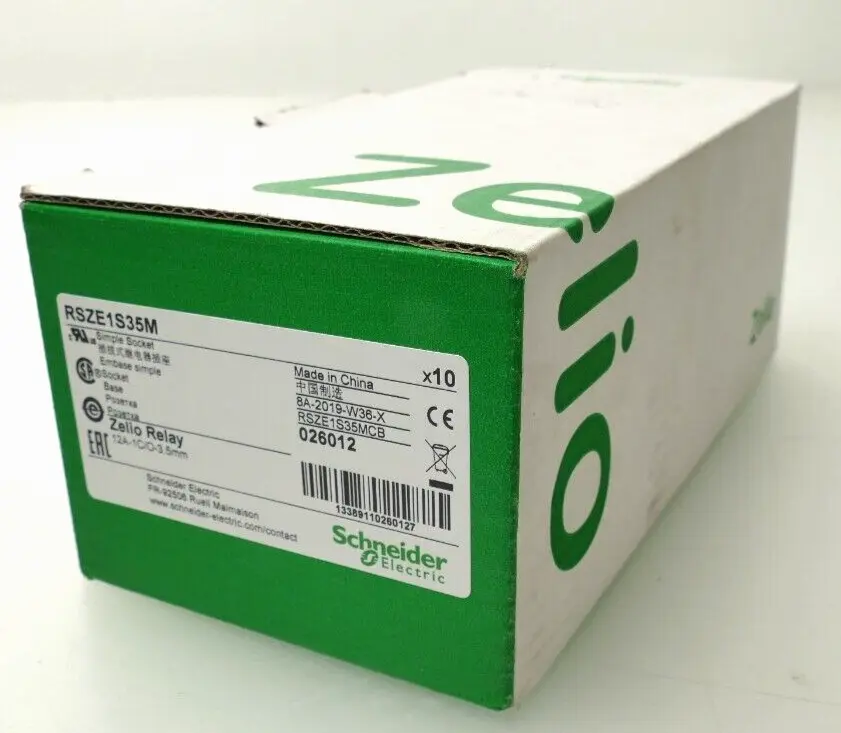 Produktfoto 1 von 10x Schneider Electric Stecksockel für Interfacerelais RSZE1S35M | 026012