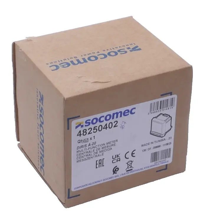 Produktfoto 1 von Socomec Multifunktionsmessgerät DIRIS A-20 | 48250402