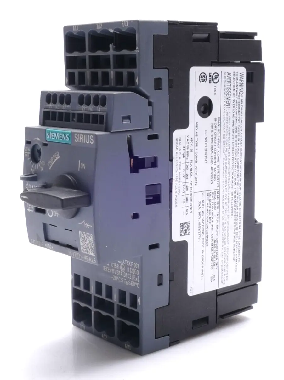 Produktfoto 1 von Siemens Leistungsschalter 3RV2 021-4BA25 | E:02 | 3RV2021-4BA25