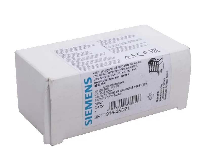 Produktfoto 1 von Siemens Hilfsschalter 3RT1 916-2ED21 | E:02 | 3RT1916-2ED21
