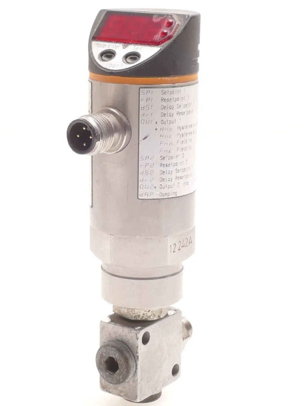Produktfoto 1 von Ifm Drucksensor mit Display PN-0-1-RBR14-QFPKG/US/ /V | PN7029