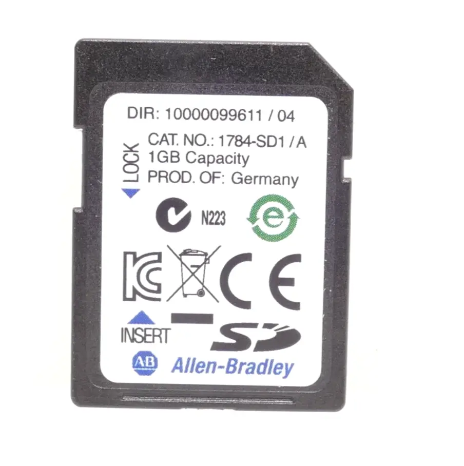 Produktfoto 1 von Allen-Bradley SD-Karte 1GB | 1784-SD1/A