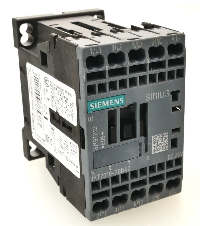 Produktfoto 1 von 2x Siemens SIRUS Leistungsschütz 3RT2 016-2BB42 | E:06 | 3RT2016-2BB42