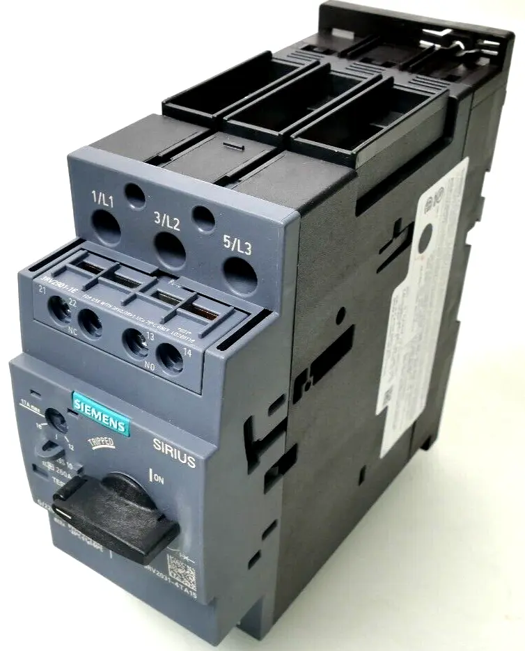 Produktfoto 1 von Siemens SIRIUS Leistungsschalter 3RV2 031-4TA15 | E:03 | 3RV2031-4TA15