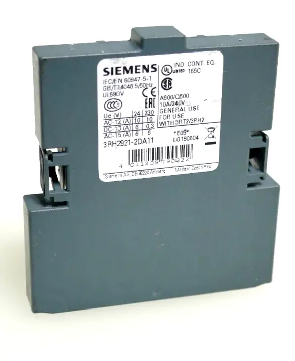 Produktfoto 1 von Siemens 3RH2 921-2DA11 Hilfsschalter | E:03 | 3RH2921-2DA11