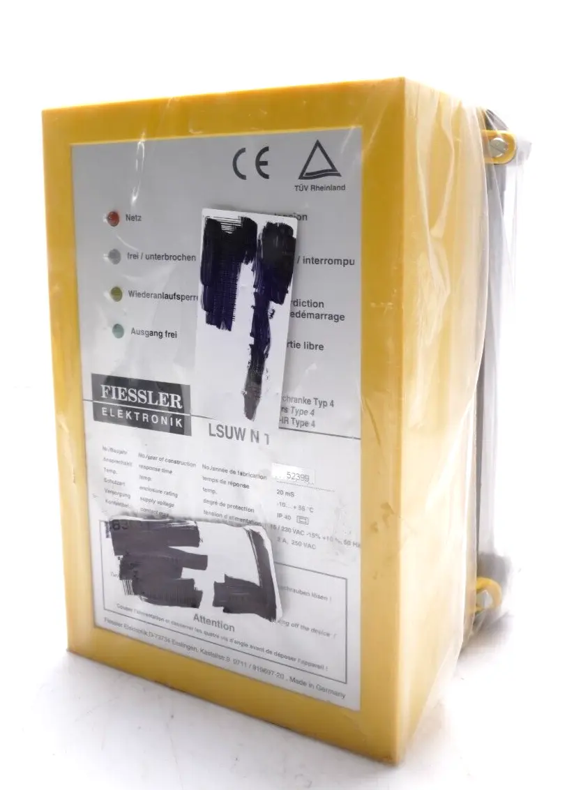 Produktfoto 1 von Fiessler Steuergerät Unfallschutz-IR Lichtschranke Typ 4 LSUW N1 230V AC | 52399