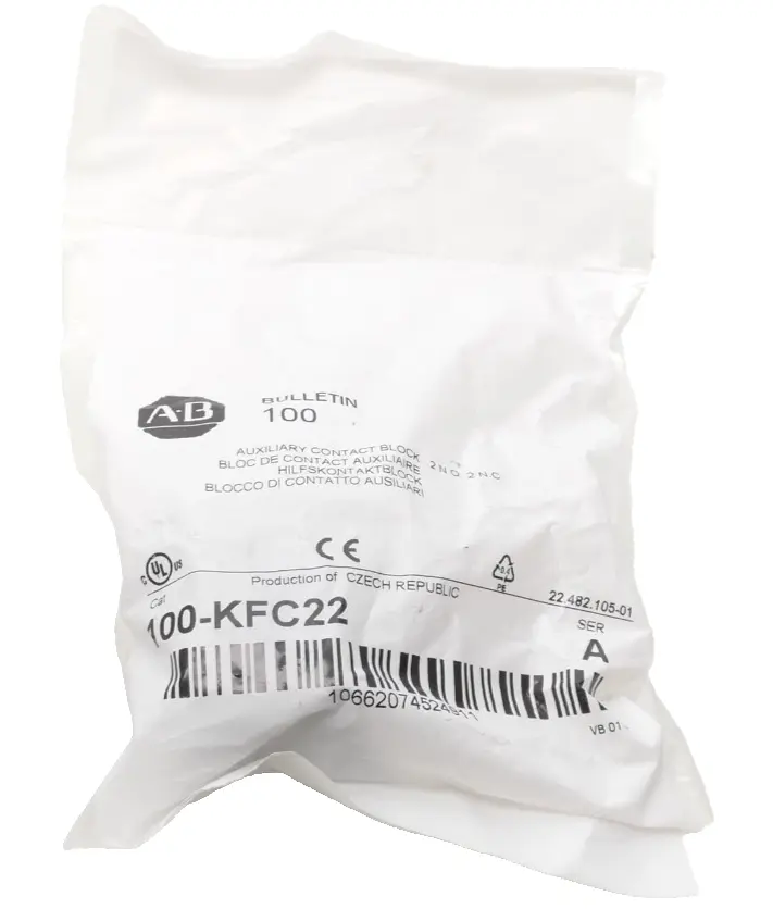 Produktfoto 1 von Allen Bradley Hilfskontaktblock Bulletin 100 | Ser.A | 100-KFC22