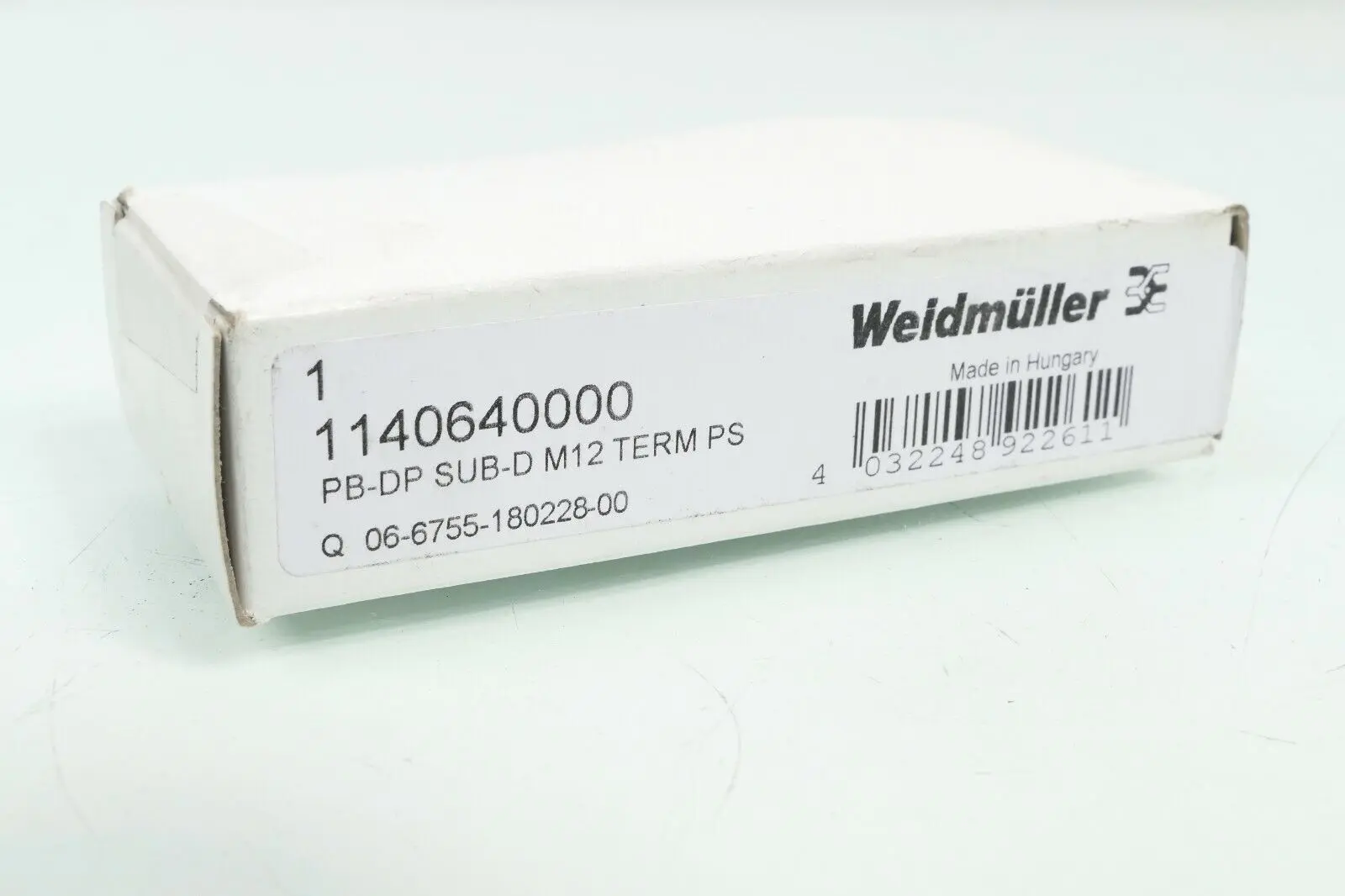Produktfoto 1 von Weidmüller SUB-D Stecker PB-DP SUB-D M12 TERM PS | 1140640000
