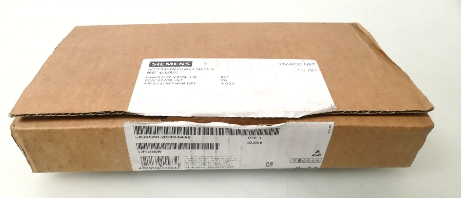 Produktfoto 1 von Siemens SIMATIC NET Power Supply PS791-2DC | E:01 | 6GK5791-2DC00-0AA0