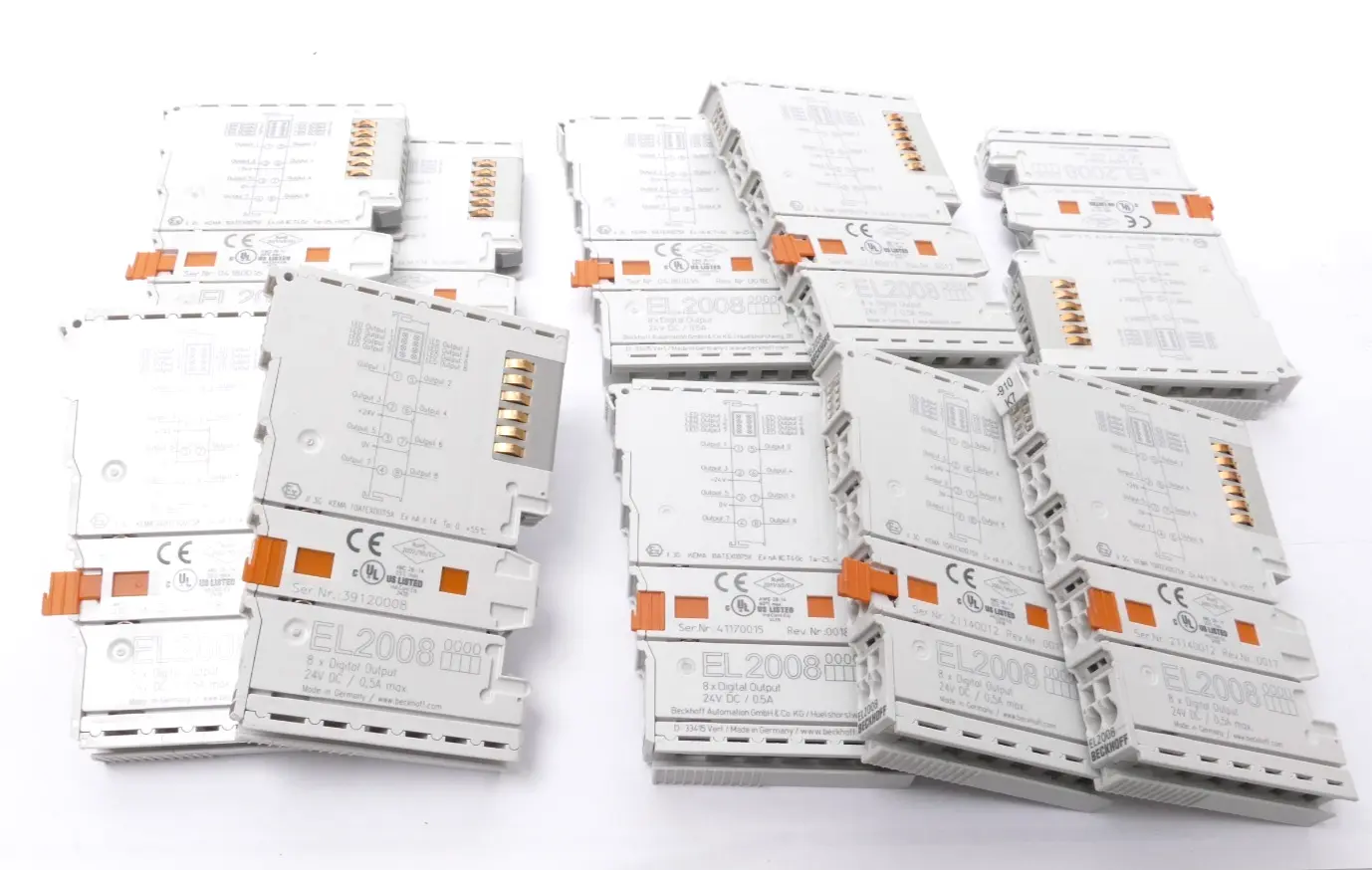 Produktfoto 1 von 10x Beckhoff EtherCAT-Klemme 8-Kanal-Digital-Ausgang | EL2008
