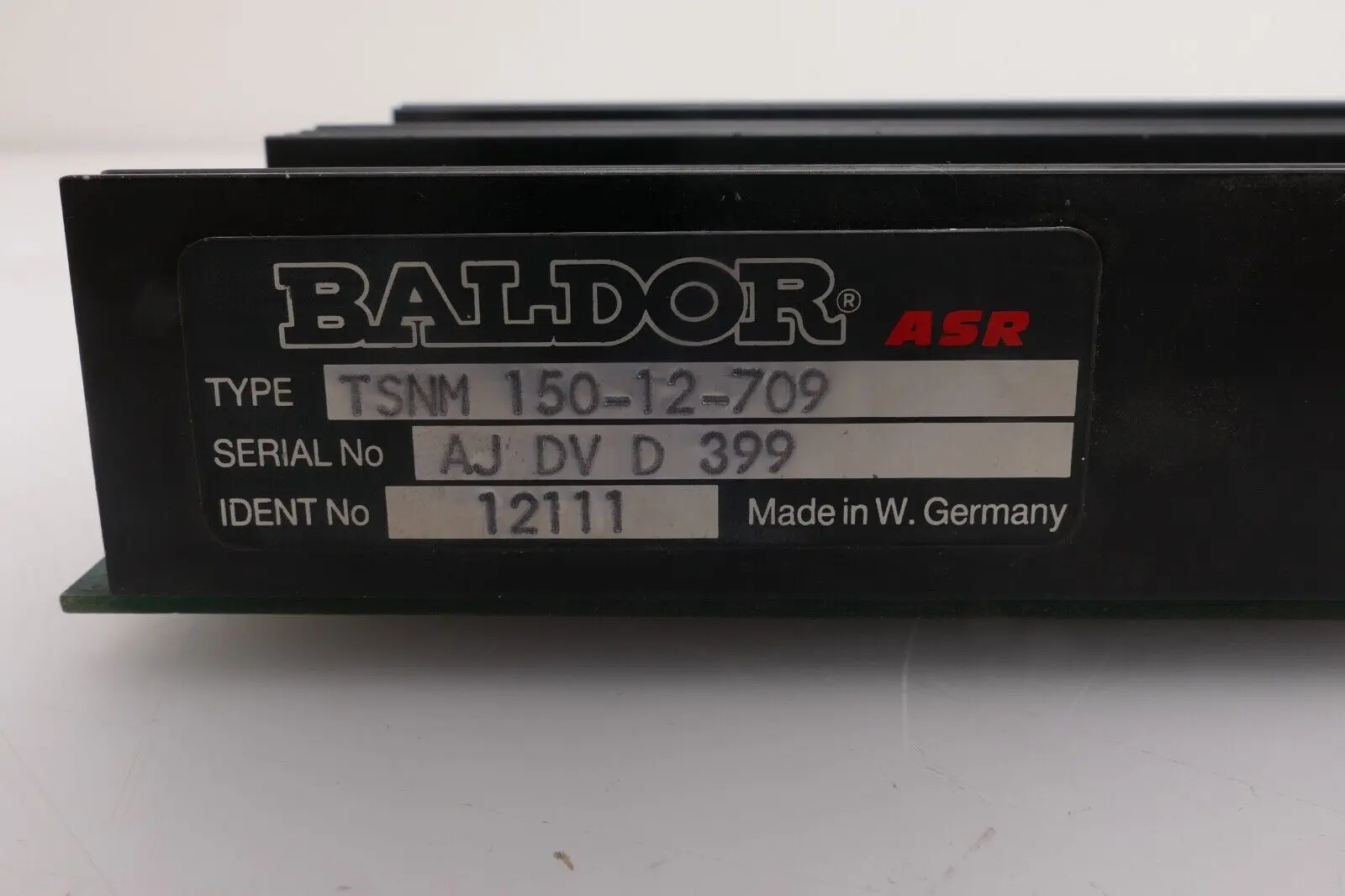 Produktfoto 1 von Baldor ASR | TSNM 150-12-709 Servo Treiber Karte | 12111
