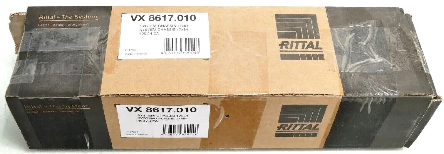 Produktfoto 1 von 4x RITTAL VX 8617.010 System-Chassis 17x64