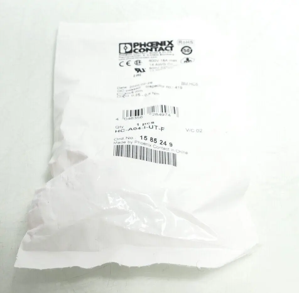Produktfoto 1 von Phoenix Contact Kontakteinsatz 15 85 24 9 | HC-A04-I-UT-F | 1585249