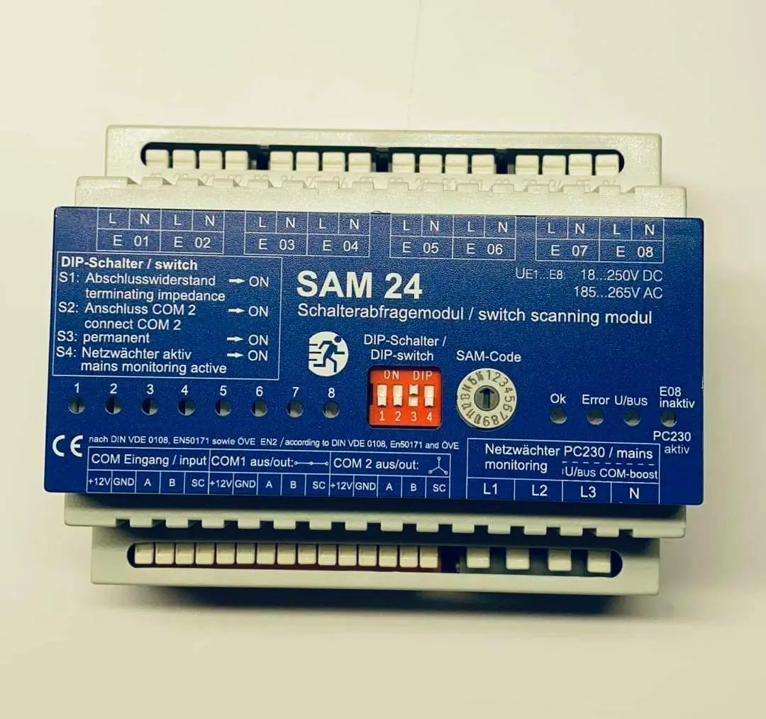Produktfoto 1 von SAM 24 Schalterabfragemodul switch scanning modul SAM24