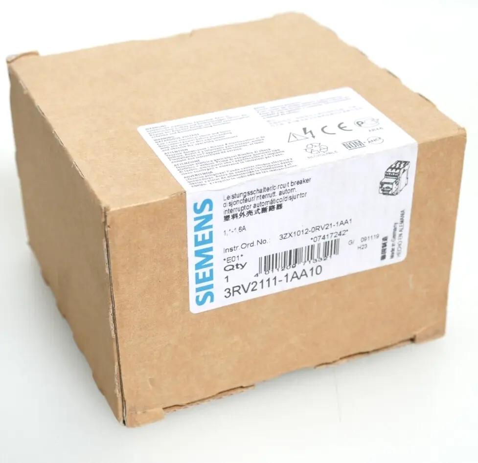 Produktfoto 1 von Siemens Leistungsschalter 3RV2 111-1AA10 | E:01 | 3RV2111-1AA10