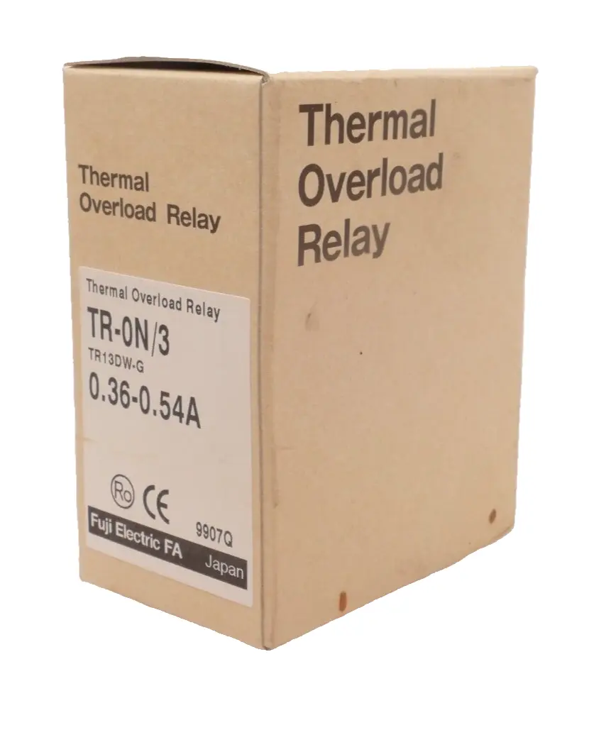 Produktfoto 1 von Fuji Electric Thermal Overload Relay 0,36-0,54A | TR13DW-G | TR-0N/3