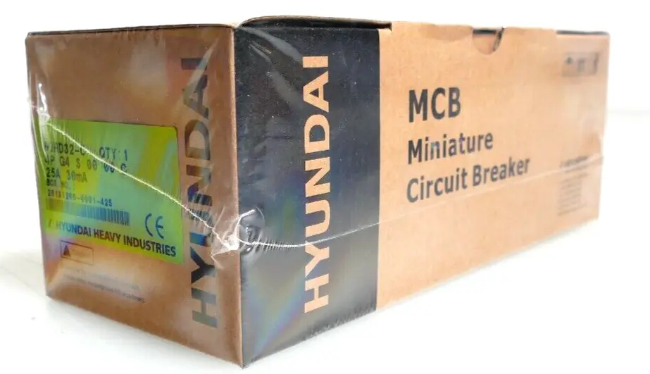 Produktfoto 1 von Hyundai HiRD32-C 4P G4 S 00 00 C Miniatur Circuit Breaker 4PG4S0000C | 25A 30mA