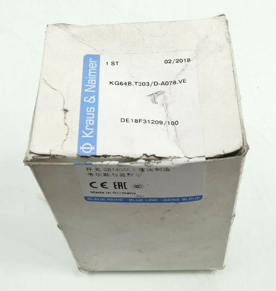 Produktfoto 1 von Kraus & Naimer Hauptschalter KG64B.T303/D-A078 DE18F312