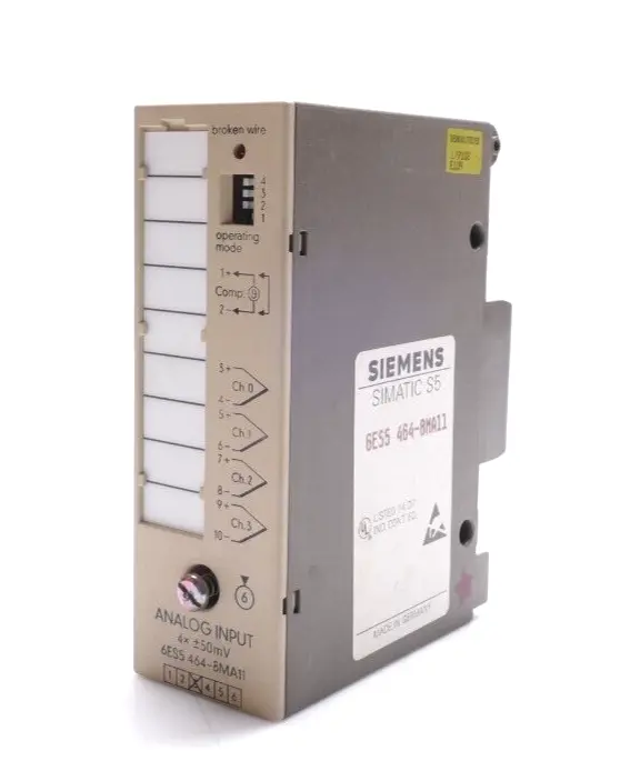 Produktfoto 1 von Siemens SIMATIC S5 Analog Input 6ES5 464-8MA11 | E:03 | 6ES5464-8MA11