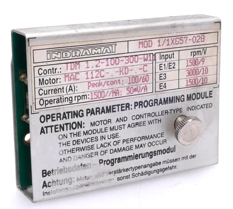 Produktfoto 1 von Indramat Programmiermodul TDM 1.2-100-300-W11 | MOD 1/1X657-028