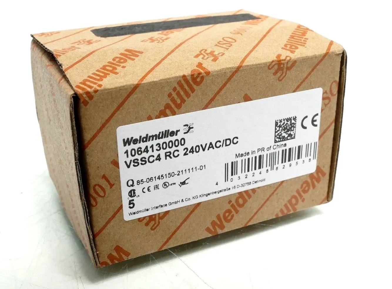Produktfoto 1 von 5x Weidmüller Überspannungsschutz VSSC4 RC 240VAC/DC | 1064130000