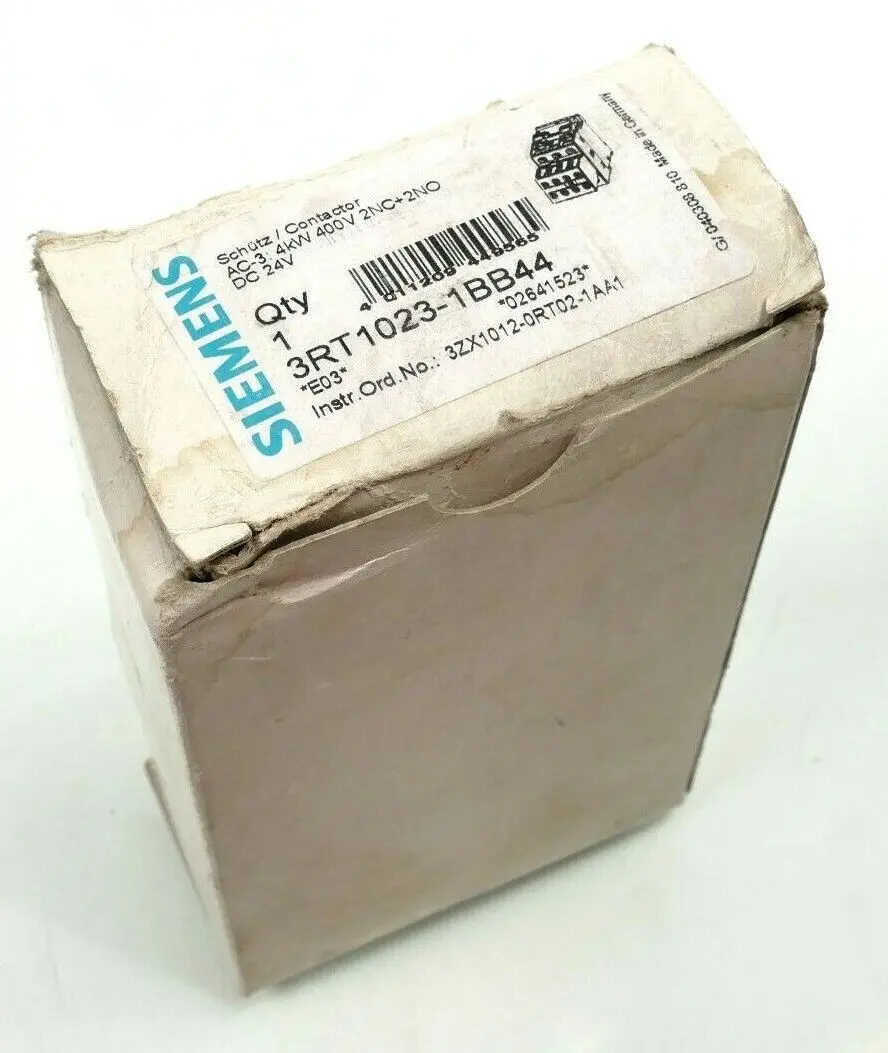 Produktfoto 1 von Siemens SIRIUS Schütz 3RT1 023-1BB44 | E:03 | 3RT1023-1BB44