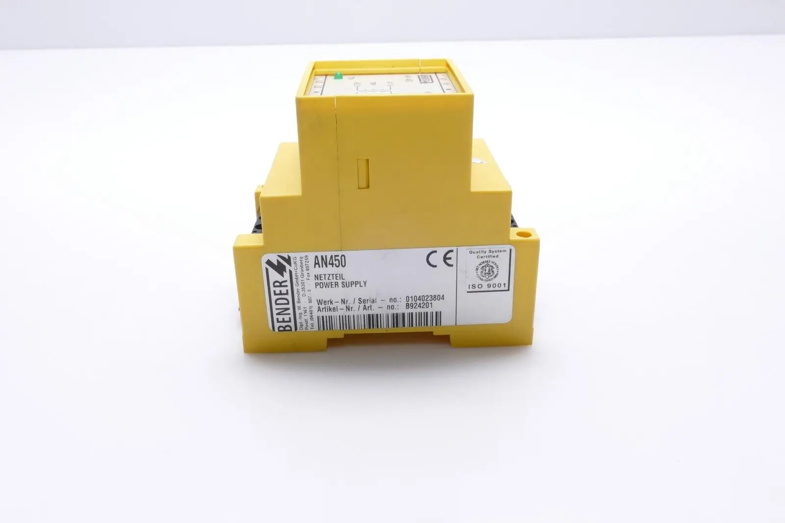Produktfoto 1 von Bender Netzteil Power Supply AN450 | B924201
