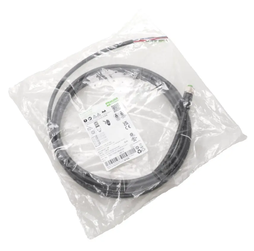 Produktfoto 1 von Murr Elektronik M12 Bu. 0° A-kod. freies Ltg-ende 3m | 7000-17041-6640300
