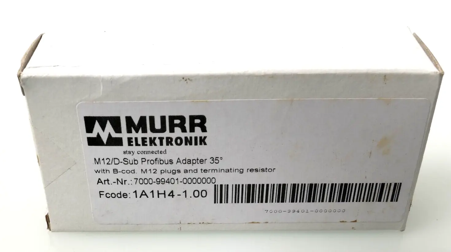 Produktfoto 1 von Murr Elektronik M12/D-Sub Profibus Adapter 35° | 7000-99401-0000000