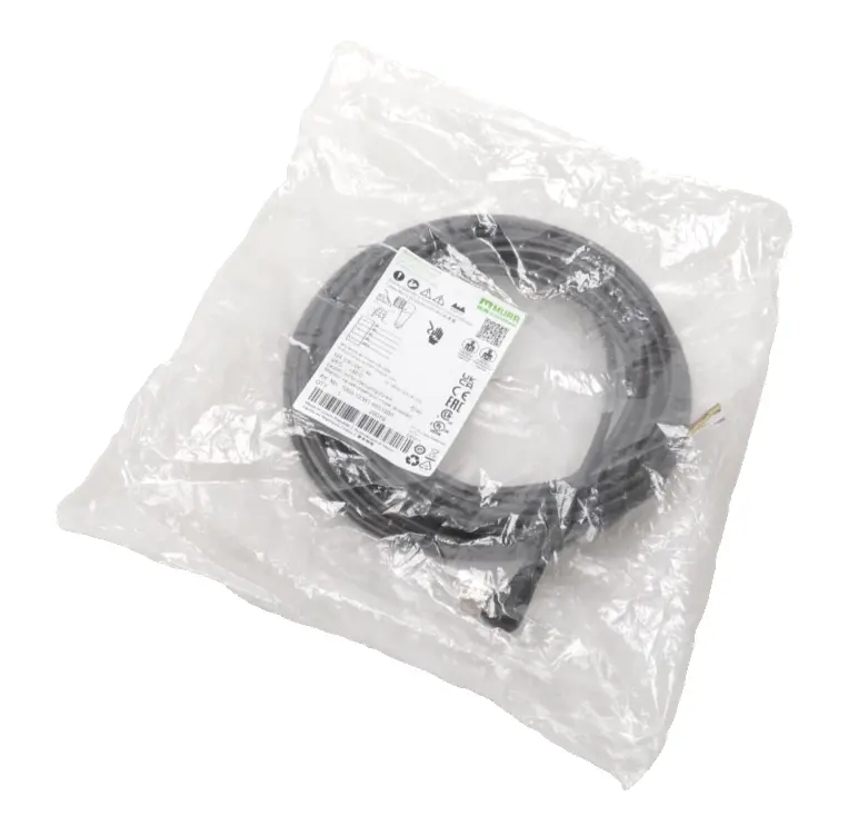 Produktfoto 1 von Murr Elektronik M12 Bu. 90° A-kod. freies Ltg-ende 10m | 7000-12361-6351000