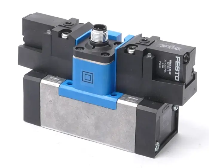 Produktfoto 1 von Festo Magnetventil MEBH-5/3G-D-1-ZSR-C | 184498