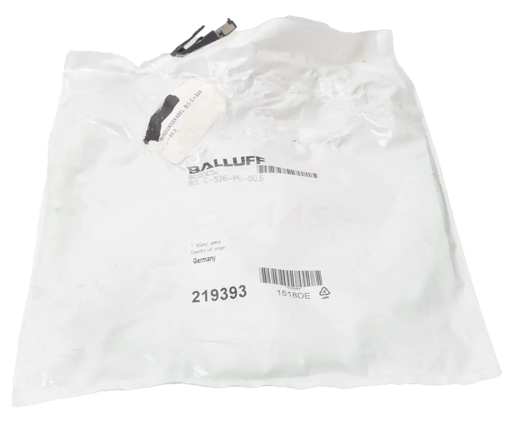 Produktfoto 1 von Balluff Verbindungsleitung 0.6m BIS C-526-PU-00,6 | BCC0C5J
