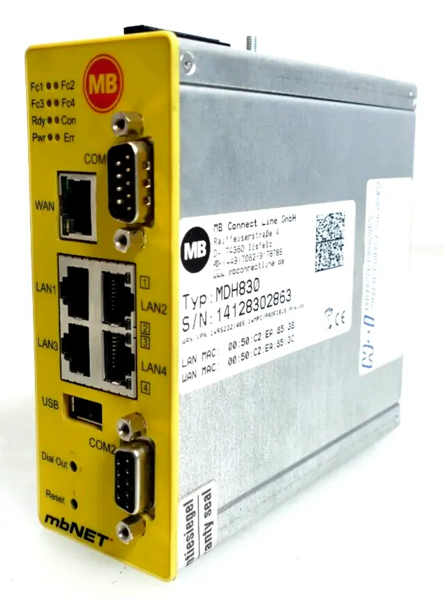 Produktfoto 1 von MB Connect Line Universal Sicherheitsrouter MDH830