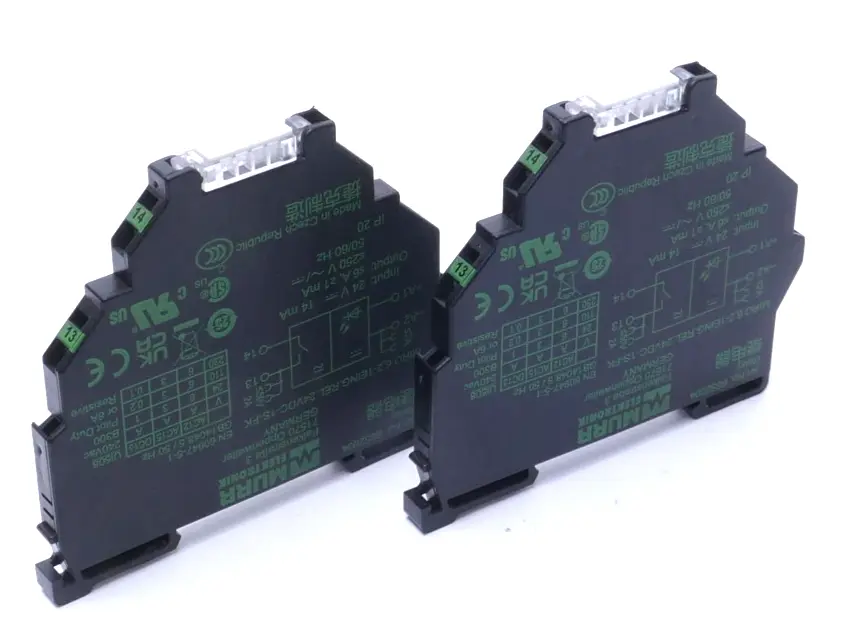 Produktfoto 1 von 2x Murr Elektronik Eingangsrelais MIRO 6,2-1EING.REL.24VDC-1S-FK | 6652004