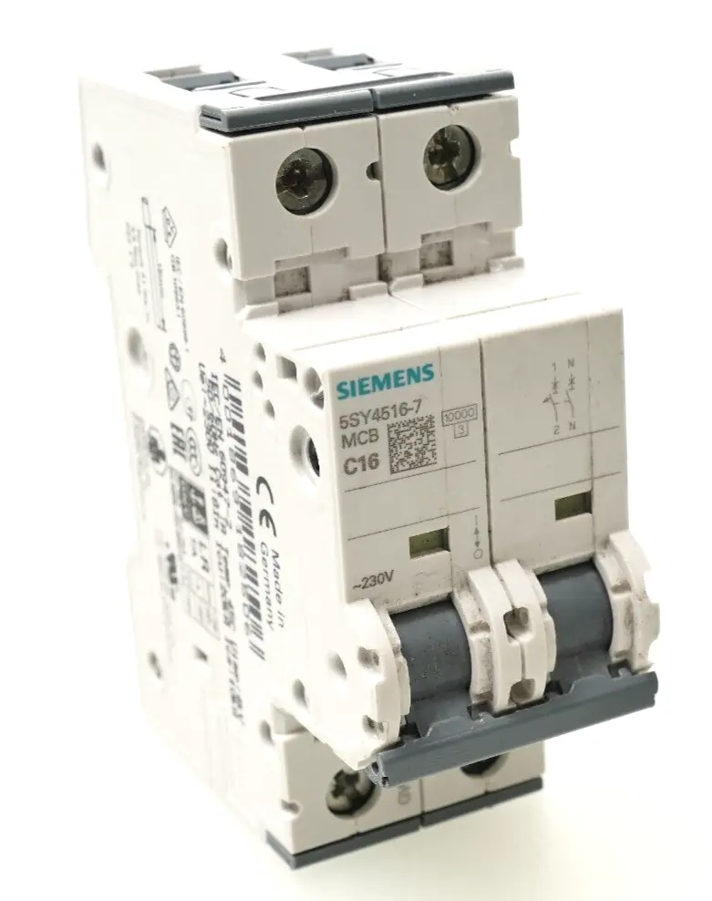 Produktfoto 1 von Siemens MCB Leitungsschutzschalter 5SY4 516-7 | C16 | 5SY4516-7