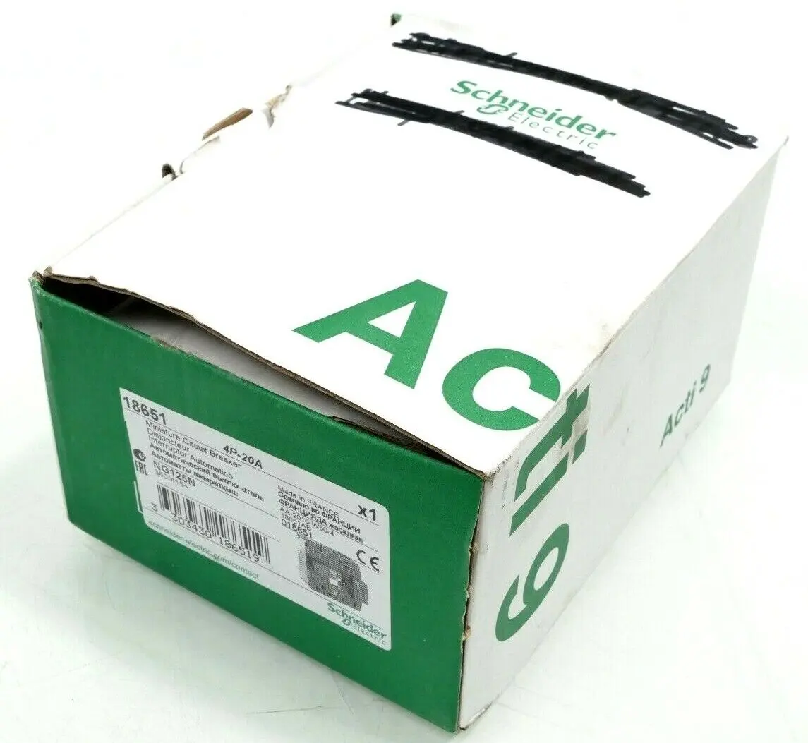 Schneider NG125N Miniature Circuit Breaker 4P-20A | 18651