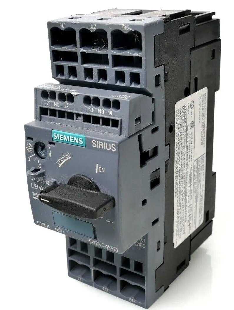 Produktfoto 1 von Siemens SIRIUS Leistungsschalter 3RV2 021-4EA20 | E:01 | 3RV2021-4EA20